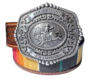 3D Bull Rider Serape - Children's Belt