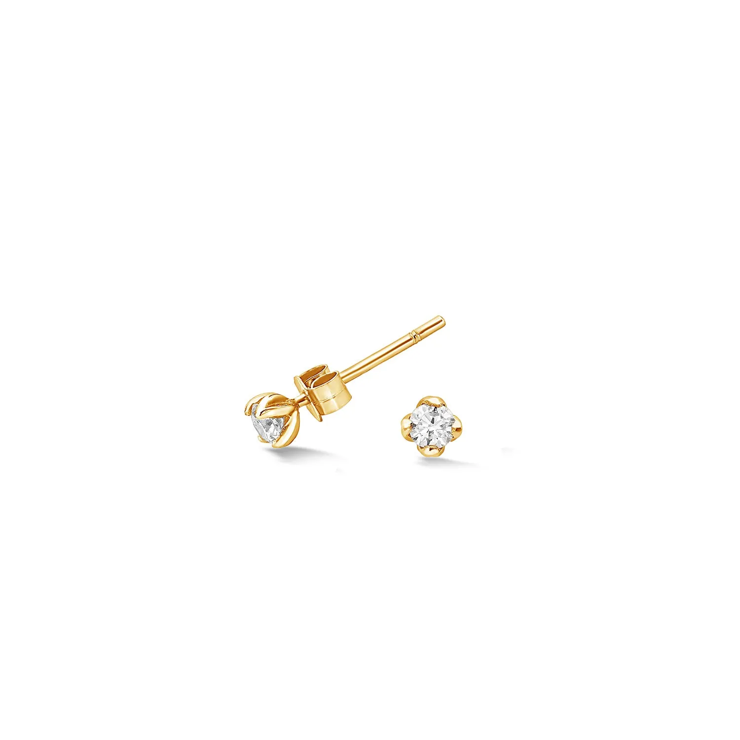 3mm White Sapphire Orissa Studs