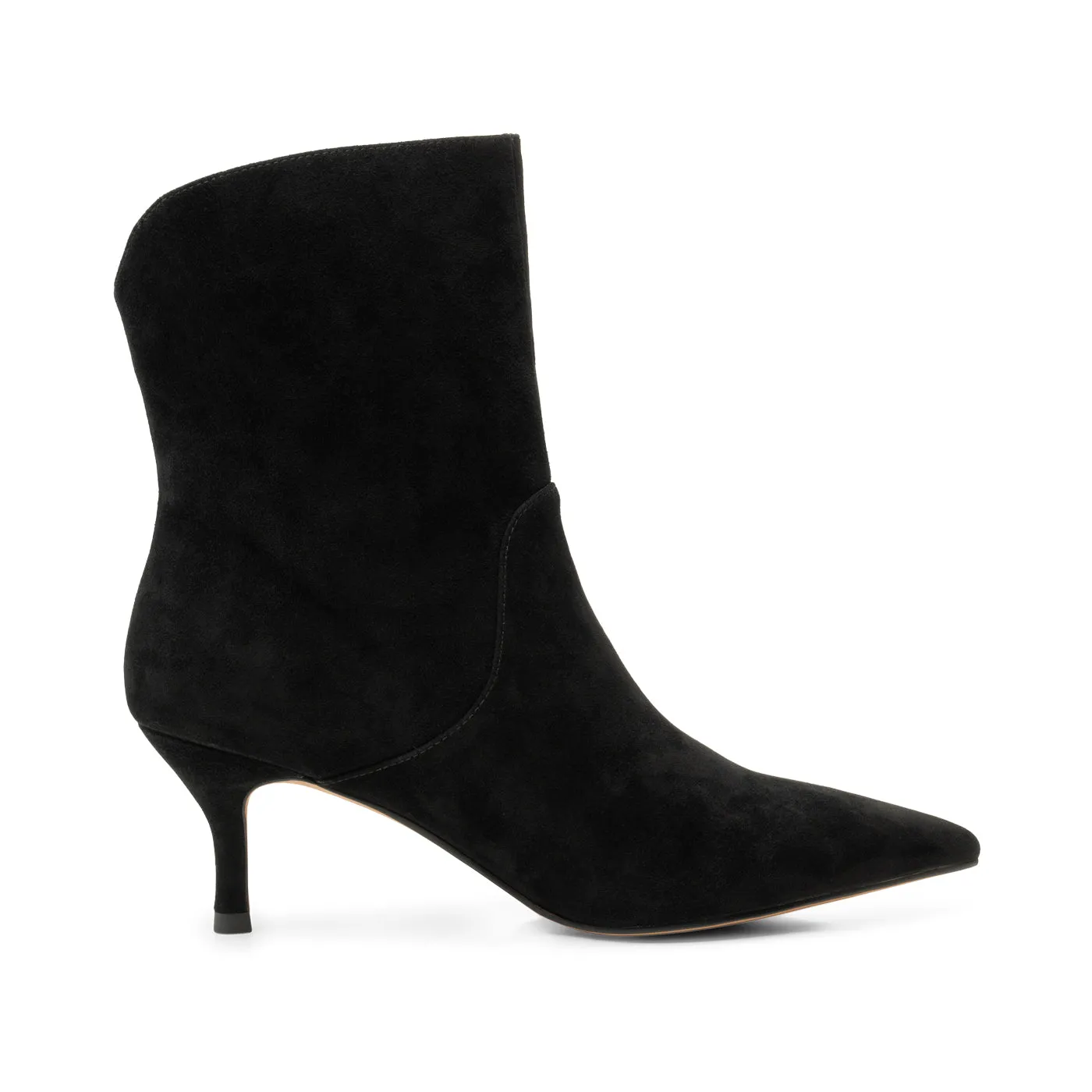 Amia bootie suede - BLACK