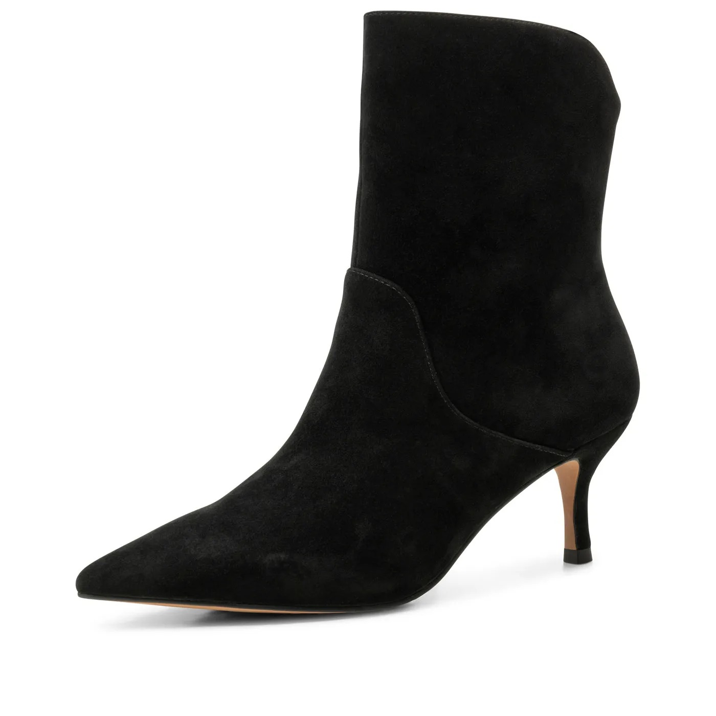 Amia bootie suede - BLACK