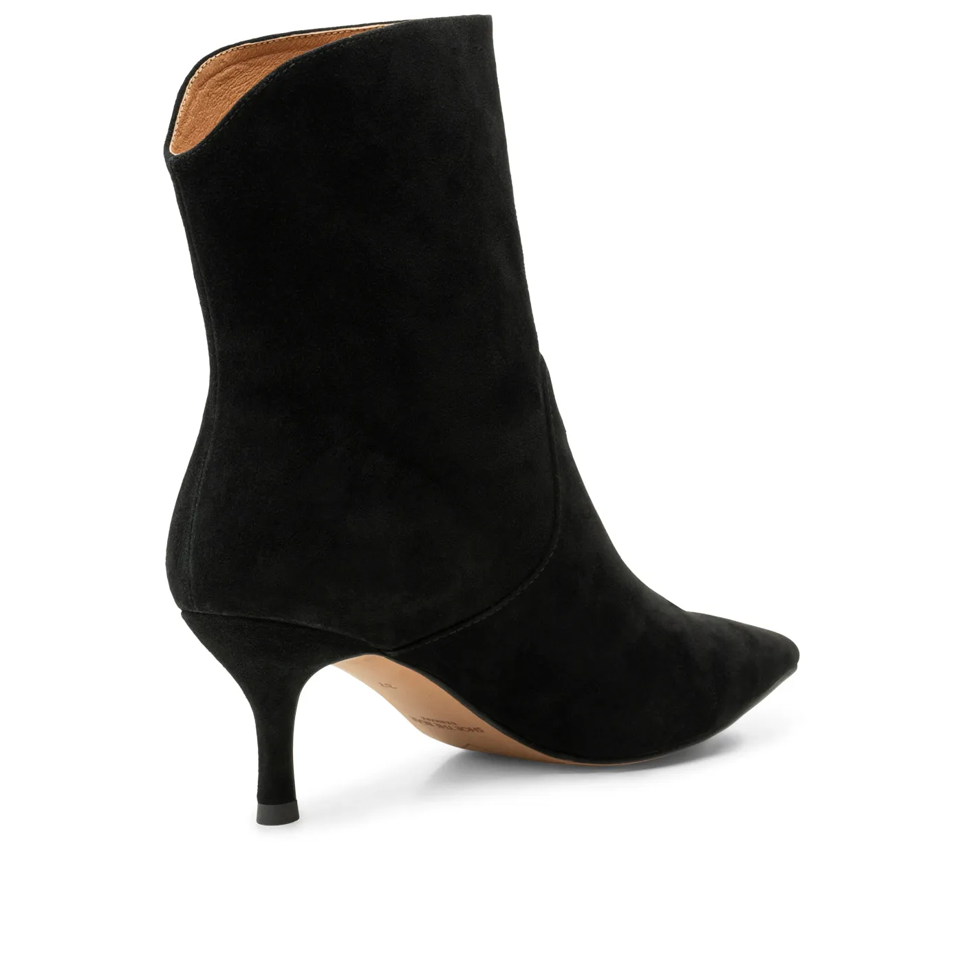 Amia bootie suede - BLACK