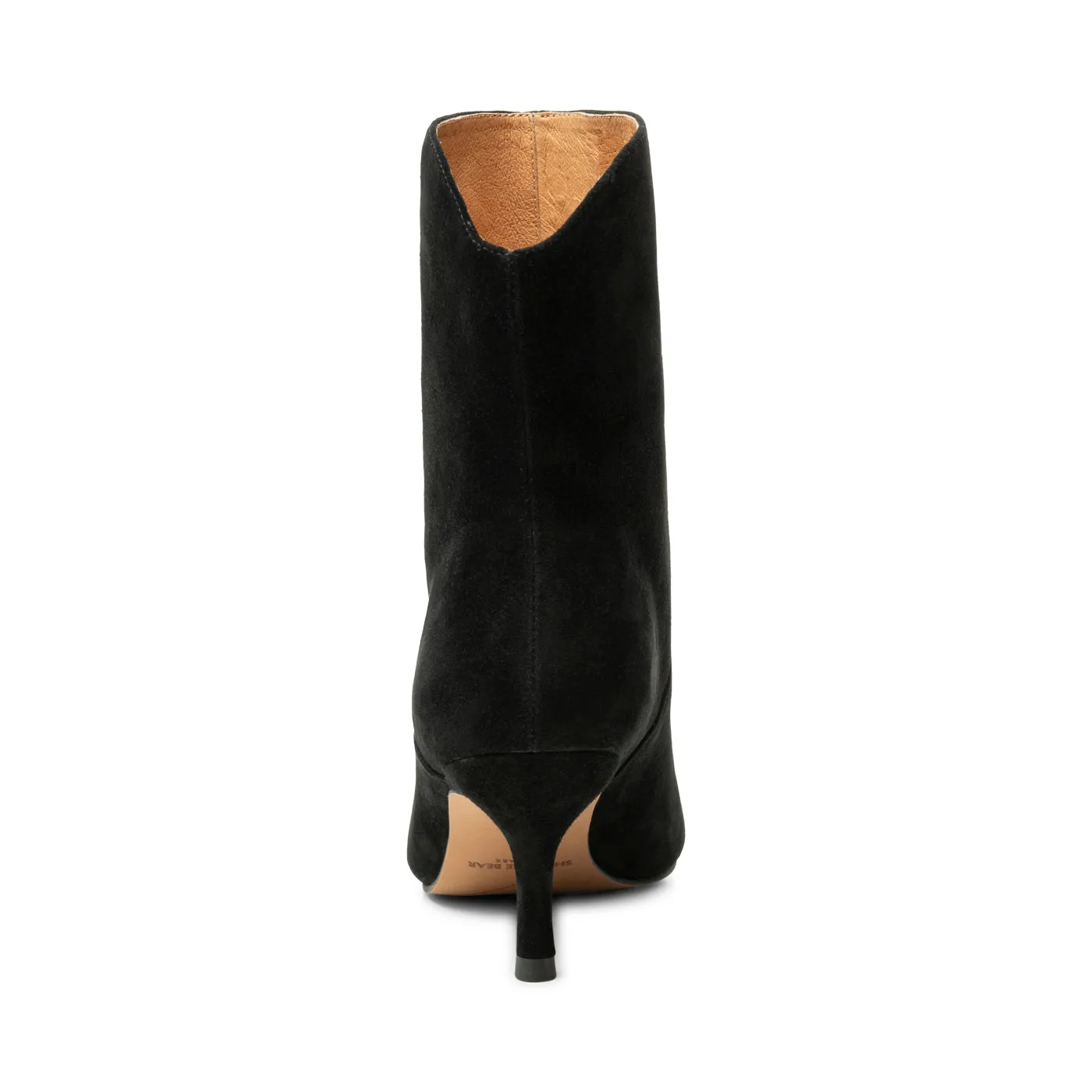 Amia bootie suede - BLACK