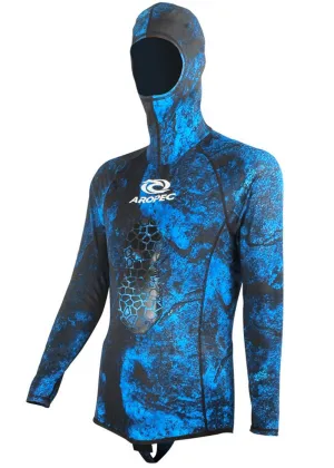 Aropec Azul Lycra Hooded Rash Guard