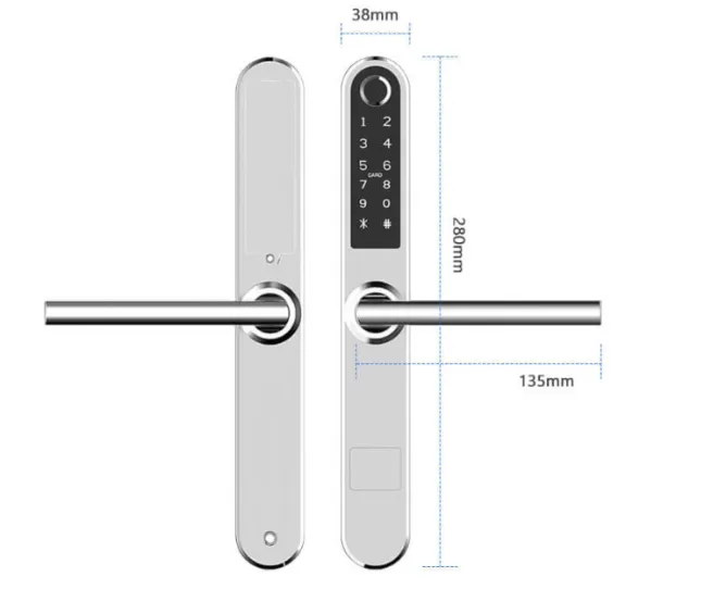 AusLock Slim Series (S31B- White)