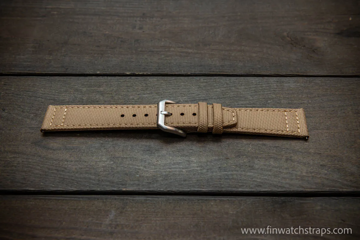 Canvas waterproof watch strap, 17mm, 18mm, 19 mm, 20 mm, 21 mm, 22 mm, 23mm, 24mm.