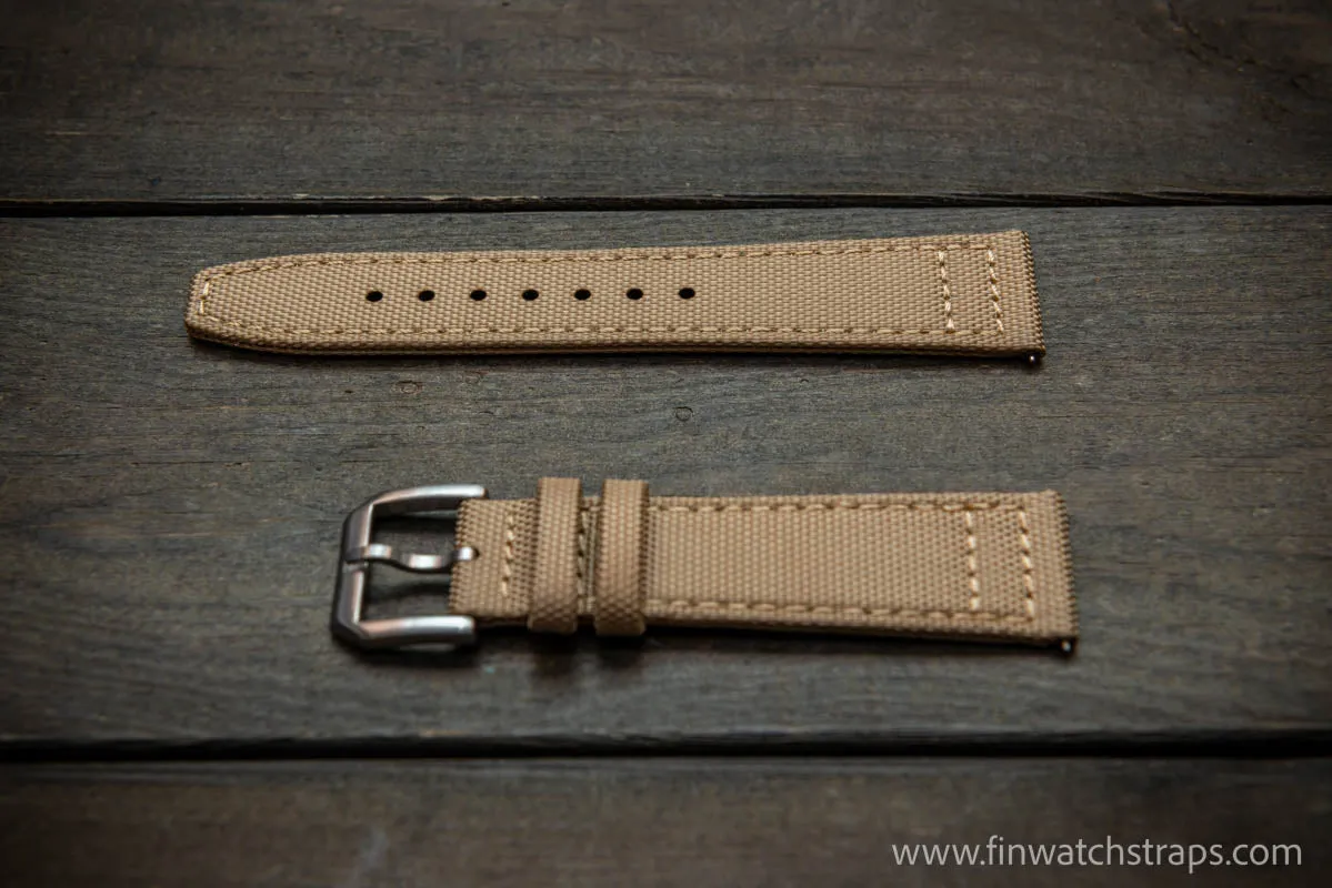 Canvas waterproof watch strap, 17mm, 18mm, 19 mm, 20 mm, 21 mm, 22 mm, 23mm, 24mm.