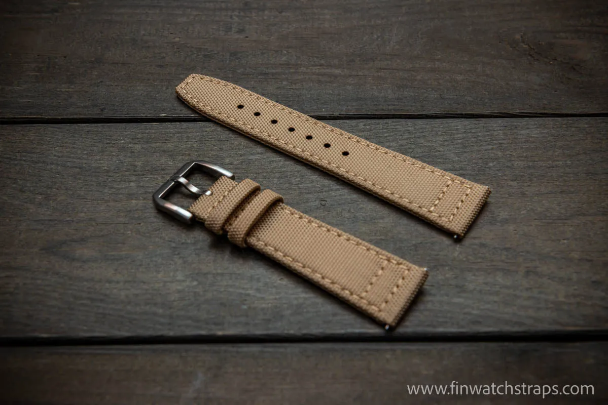 Canvas waterproof watch strap, 17mm, 18mm, 19 mm, 20 mm, 21 mm, 22 mm, 23mm, 24mm.