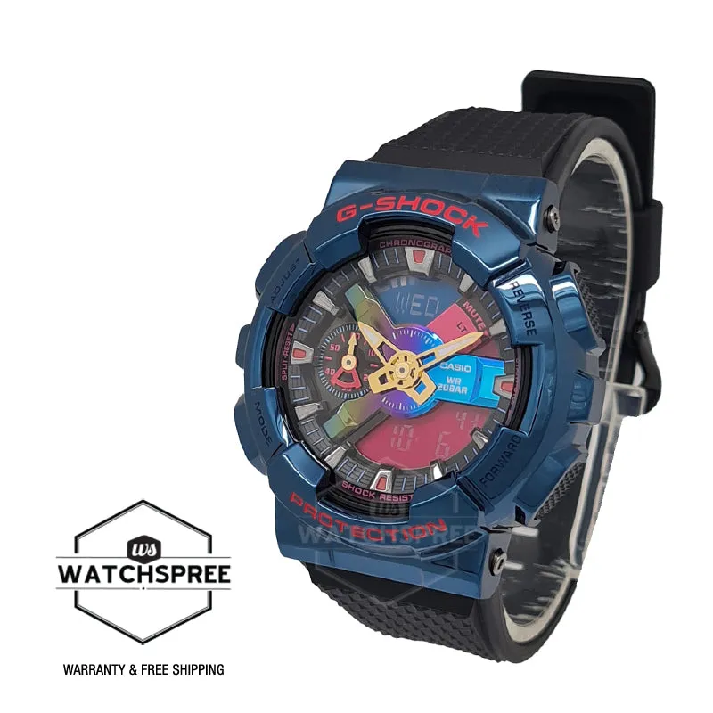 Casio G-Shock City Nightscape Series GM-110 Line-Up Black Resin Band Watch GM110SN-2A GM-110SN-2A