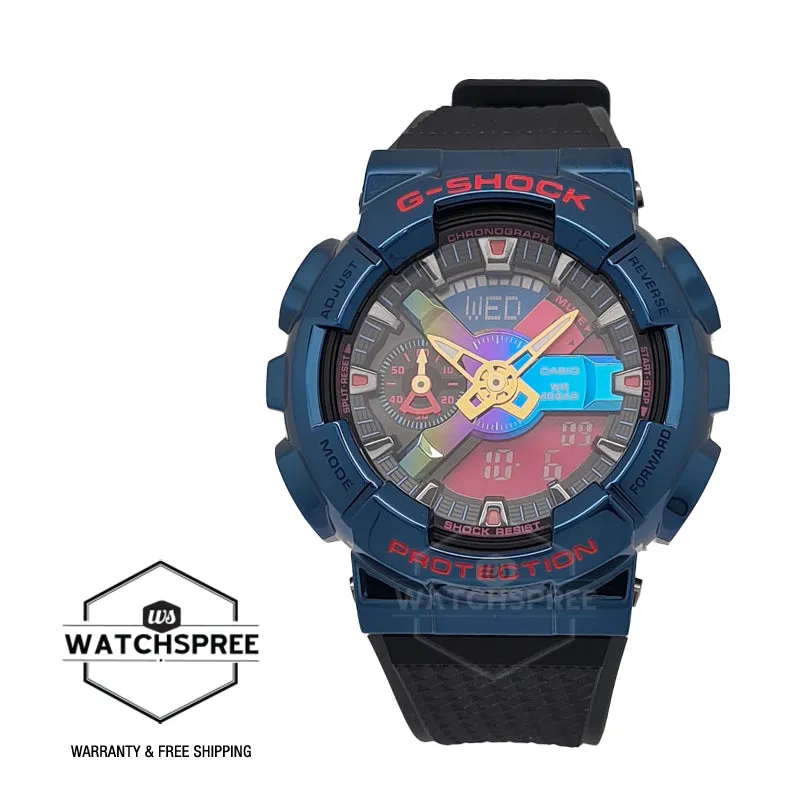 Casio G-Shock City Nightscape Series GM-110 Line-Up Black Resin Band Watch GM110SN-2A GM-110SN-2A