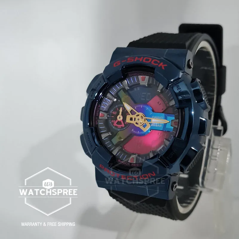 Casio G-Shock City Nightscape Series GM-110 Line-Up Black Resin Band Watch GM110SN-2A GM-110SN-2A