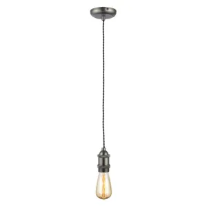 Dale Vintage Pewter Pendant Ceiling Light