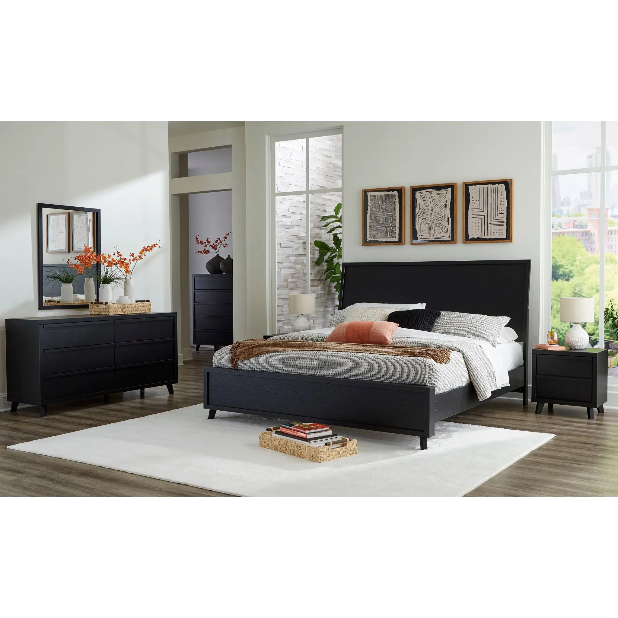 Danziar 5 Piece Platform Bedroom