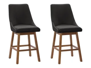 Dark Grey Modern Bar Stools