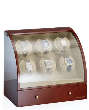 DH Watch Winder Basel 6 Burlwood