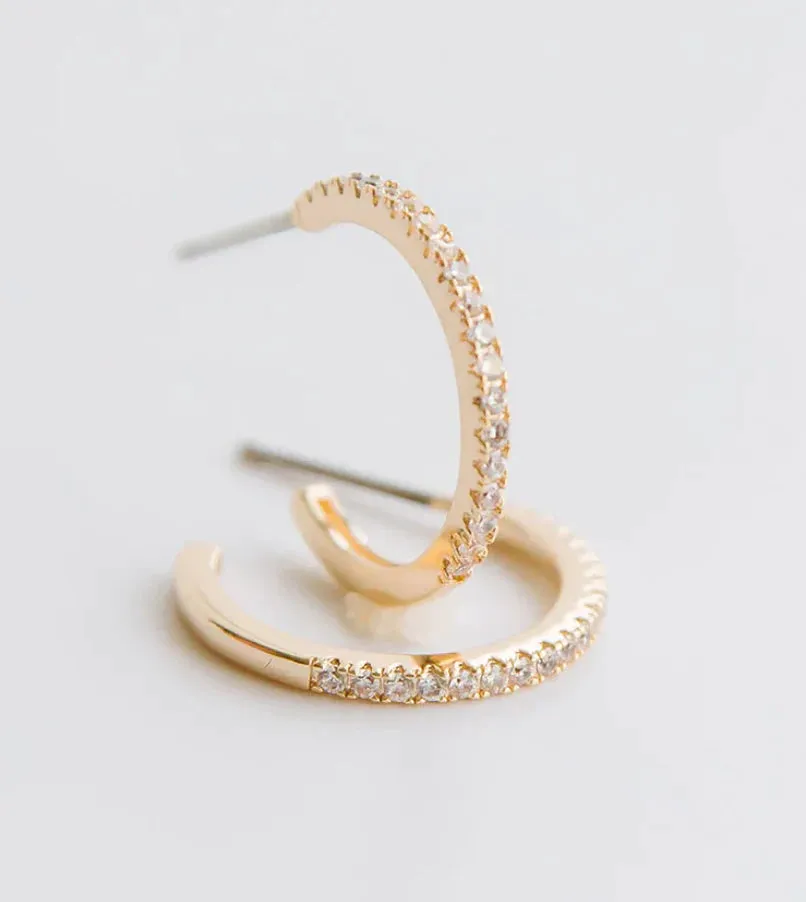 Everyday Essentials Hoop Earrings- Small