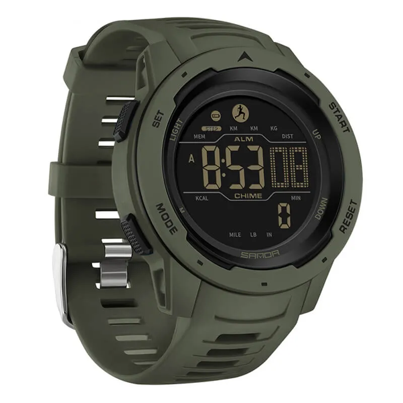 Findtime Digital Watch with Pedometer Calorie Record Countdown