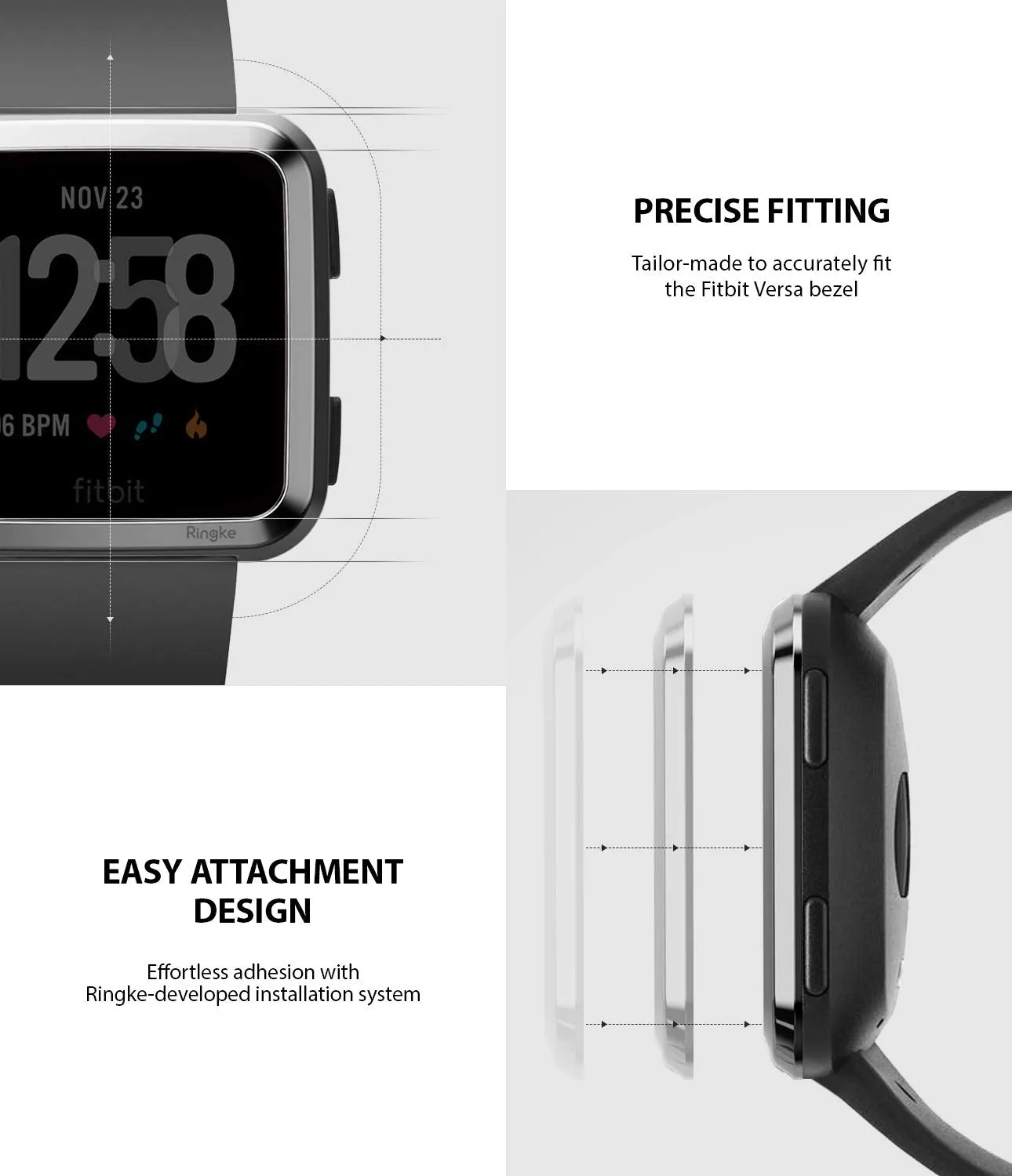 Fitbit Versa | Bezel Styling 01