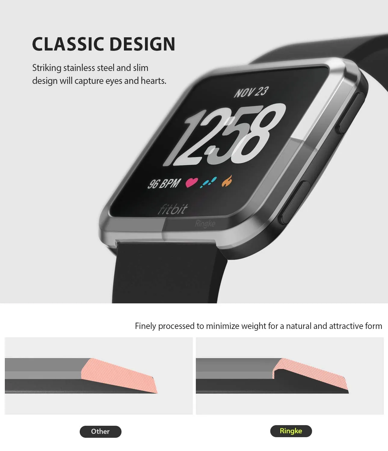 Fitbit Versa | Bezel Styling 01