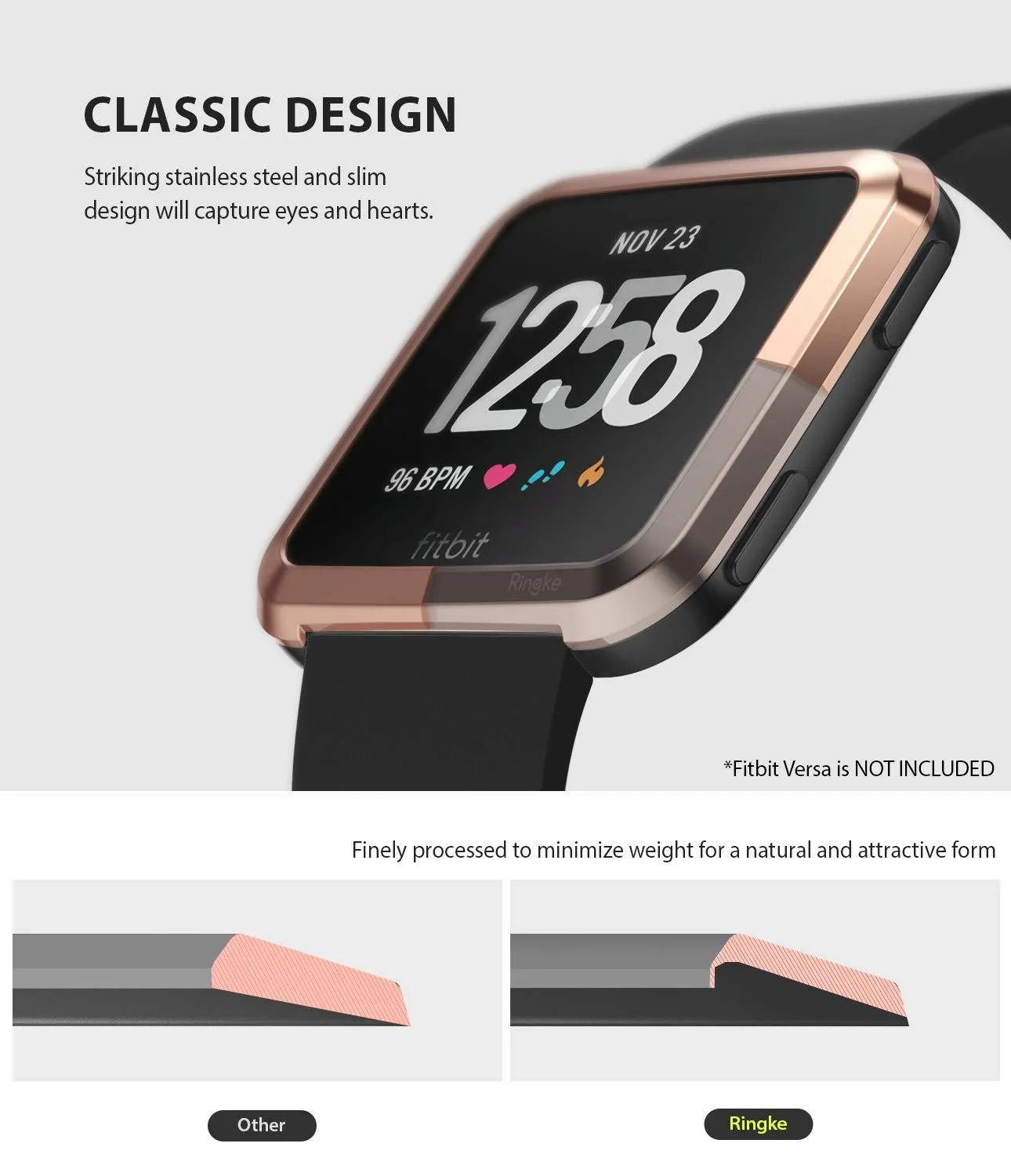 Fitbit Versa | Bezel Styling 02