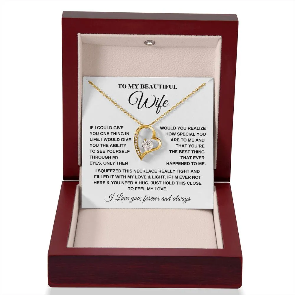 Forever Love Necklace – For My Beautiful Wife