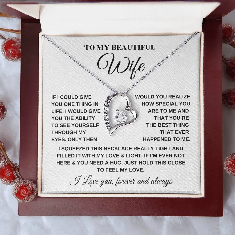 Forever Love Necklace – For My Beautiful Wife