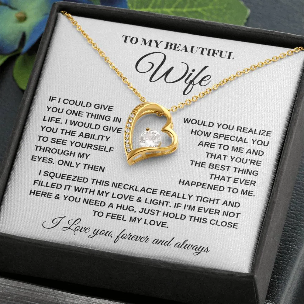 Forever Love Necklace – For My Beautiful Wife