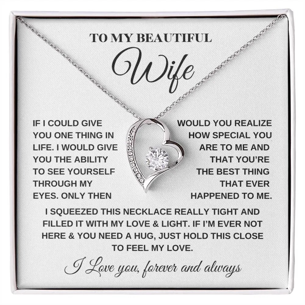 Forever Love Necklace – For My Beautiful Wife