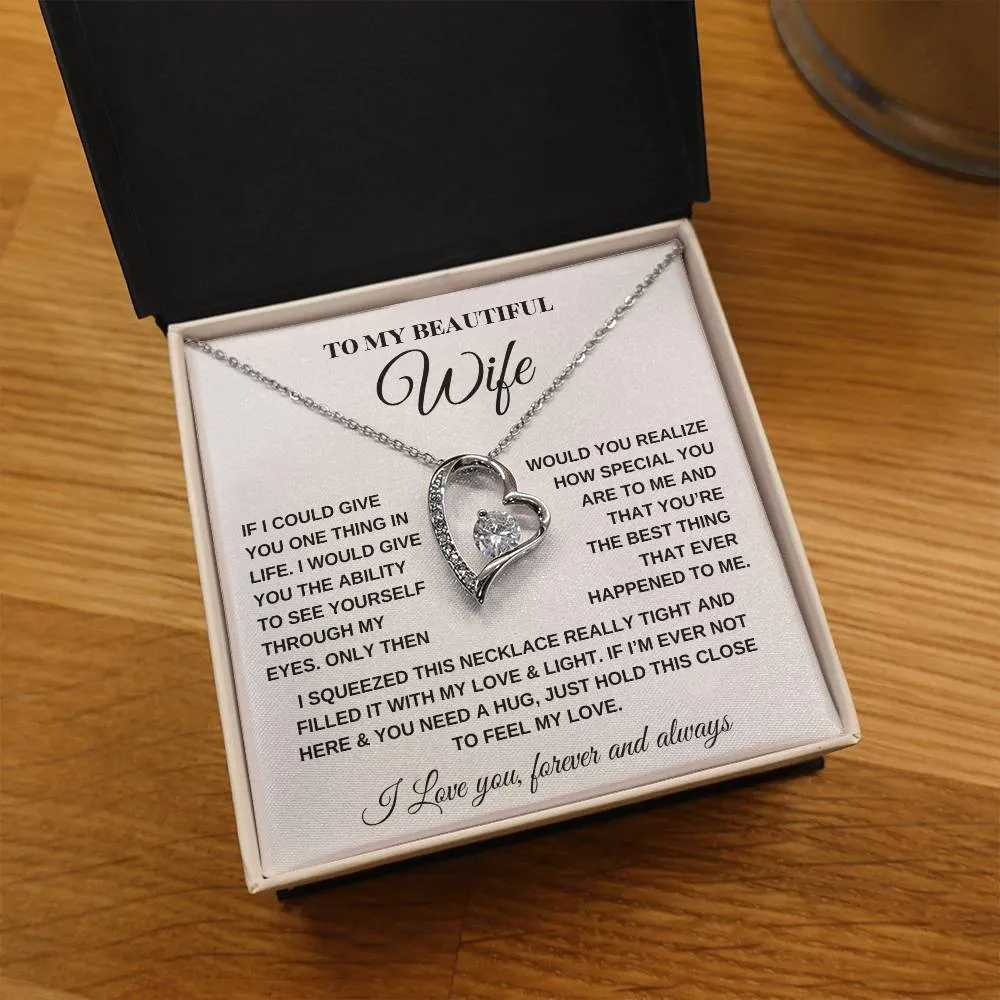 Forever Love Necklace – For My Beautiful Wife