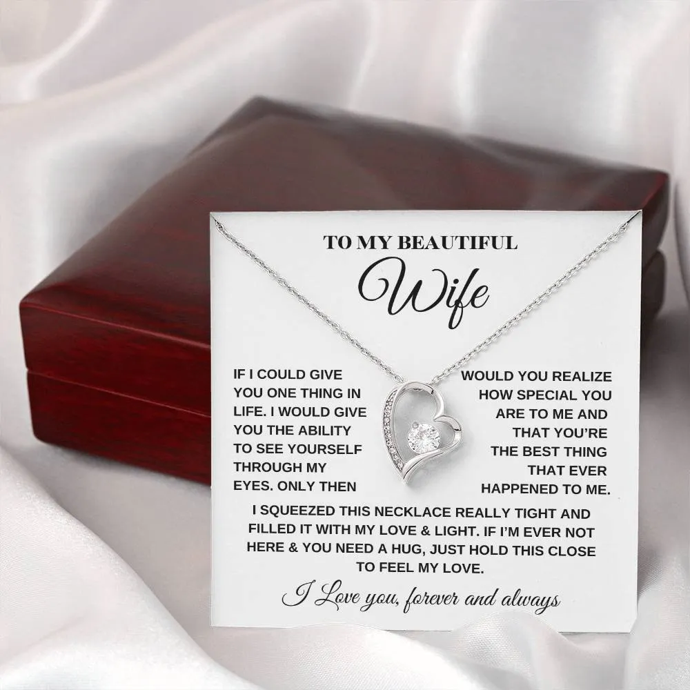 Forever Love Necklace – For My Beautiful Wife