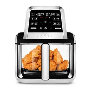 Gourmia 7-Qt. Fry ‘N Fold Digital Air Fryer with 12 Presets & Guided Cooking Black