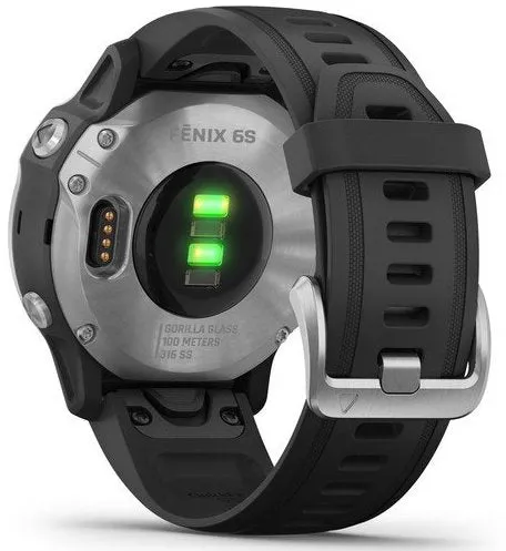 GRM Watch Fenix 6S Silver With Black Band