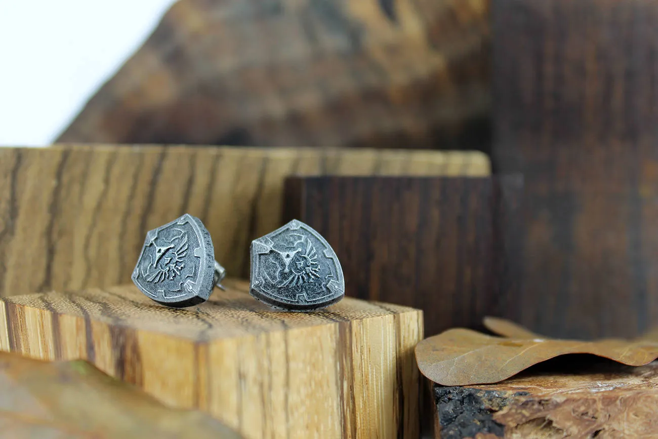 Hylian Shield Earrings Pair - Legend of Zelda