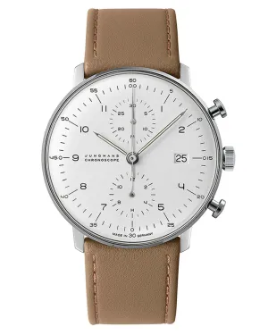 Junghans Max Bill Chronoscope Watch 027/4502.02