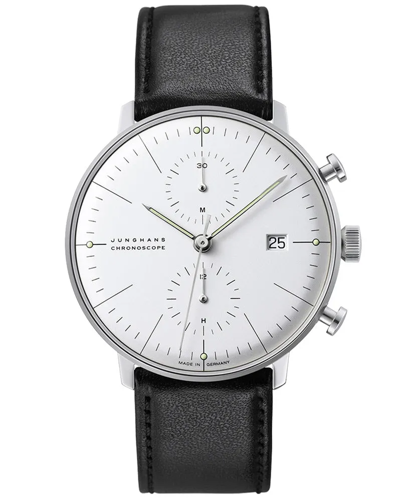 Junghans Max Bill Chronoscope Watch 027/4600.02