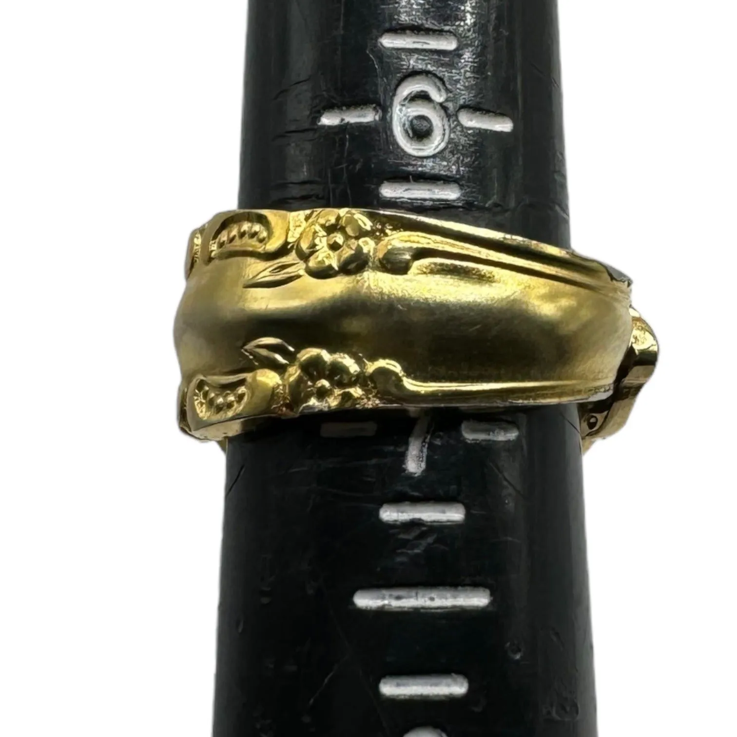 King Arthur’s Gold Electroplated Artisan Spoon Artisan Ring