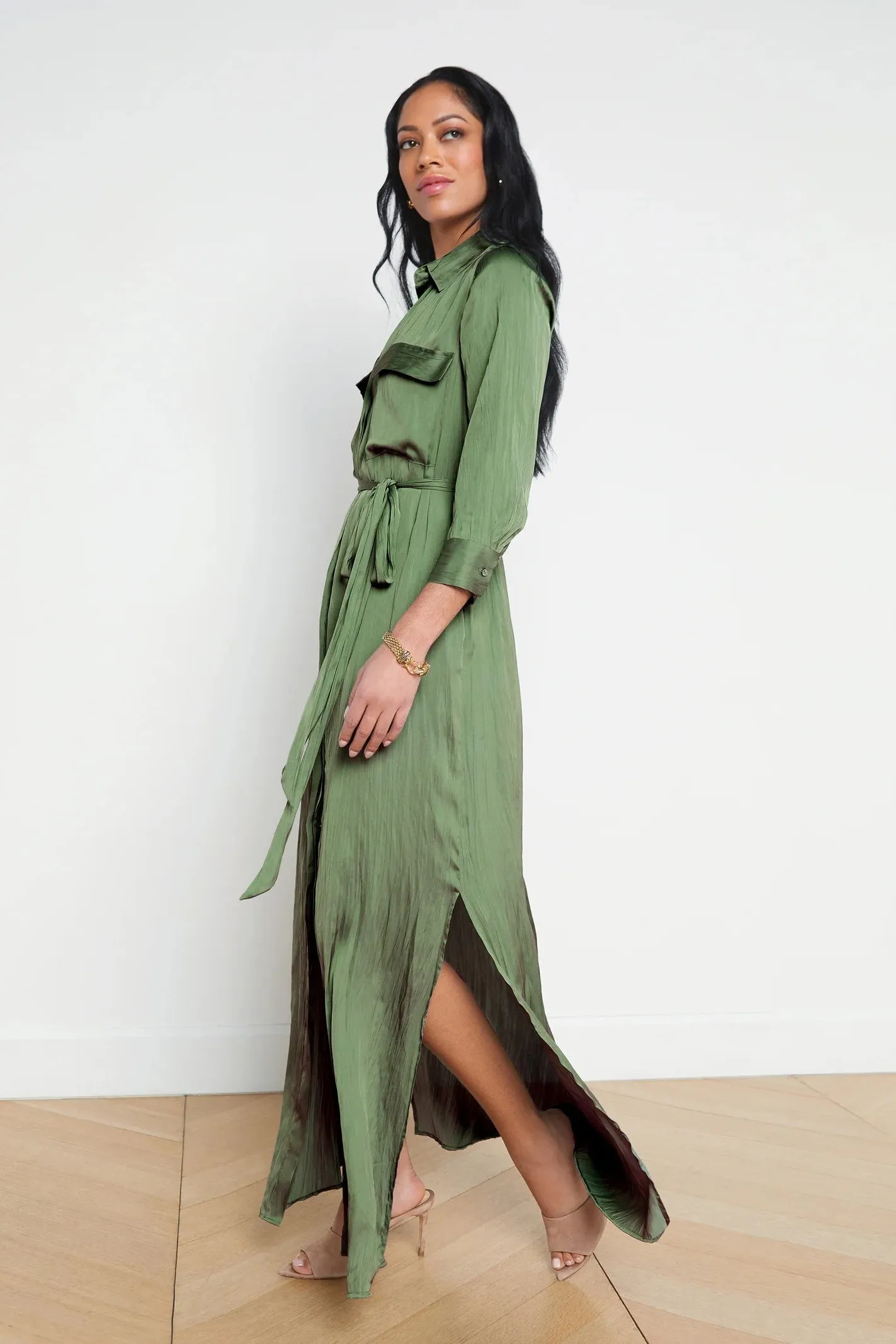 L'Agence Cameron Long Shirt Dress