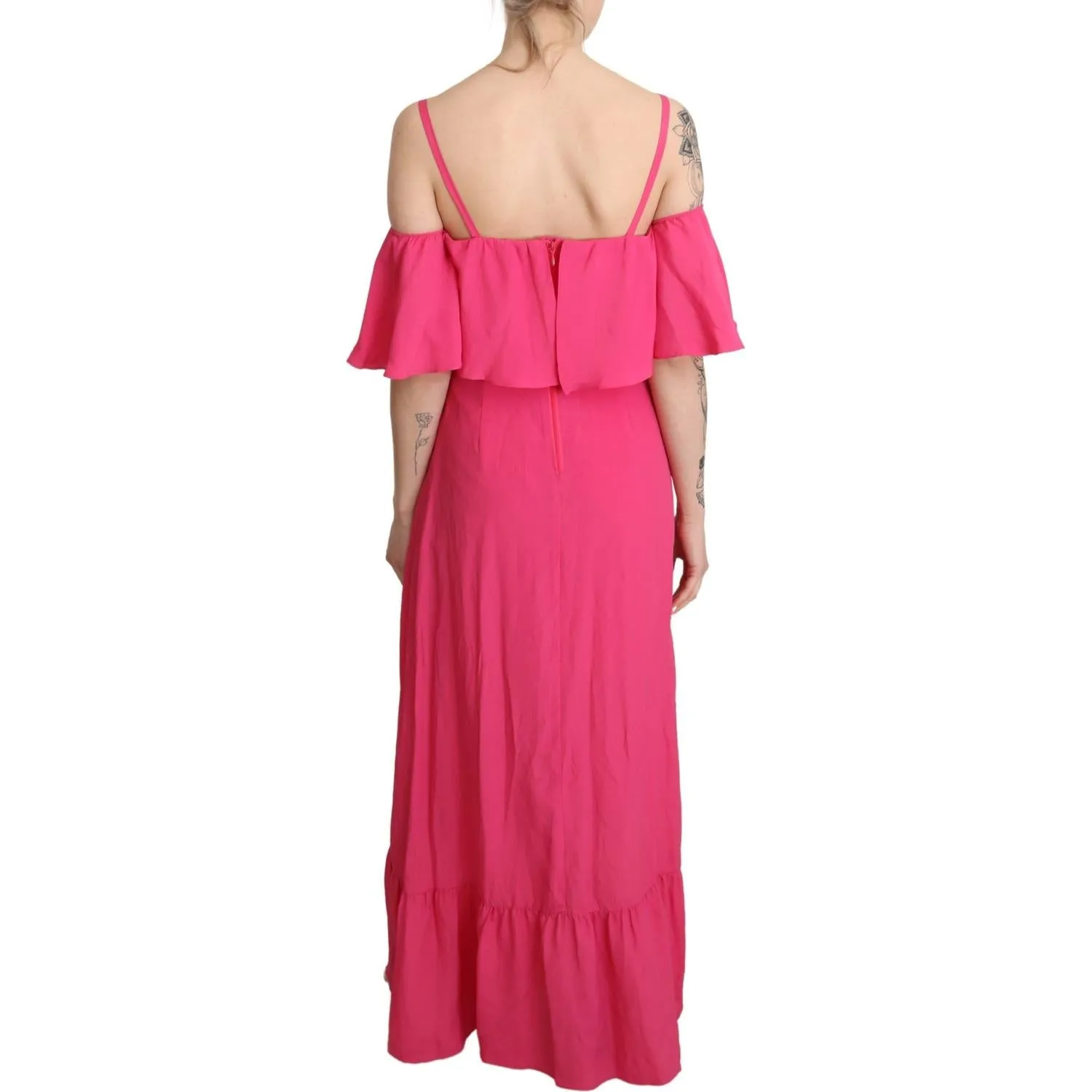 Liu Jo Elegant Off Shoulder A-Line Dress