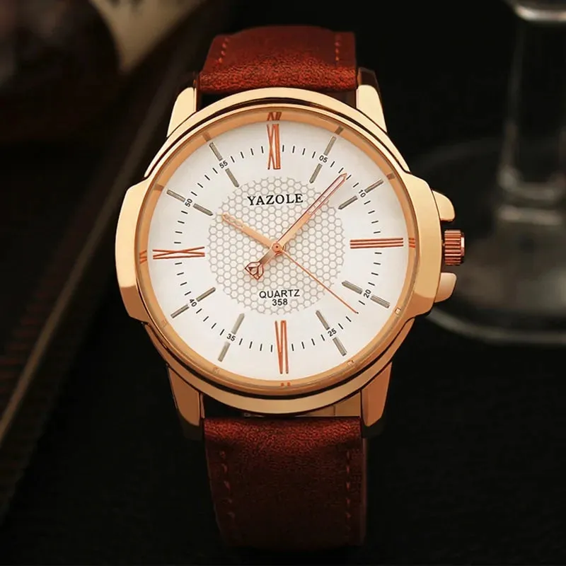 Luxurious Yazole Quartz Watch For Men