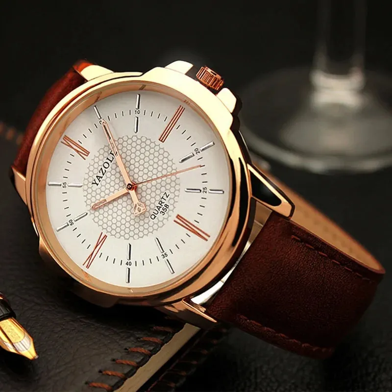 Luxurious Yazole Quartz Watch For Men