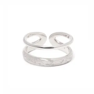 Matte Double Band Ring