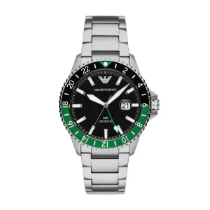 Men Diver Black 42mm Watch