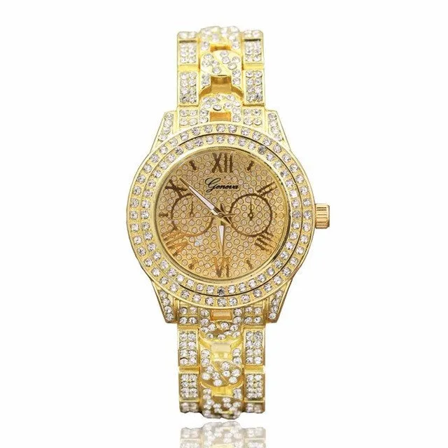 Metal Bracelet Quartz Wrist watch For Women