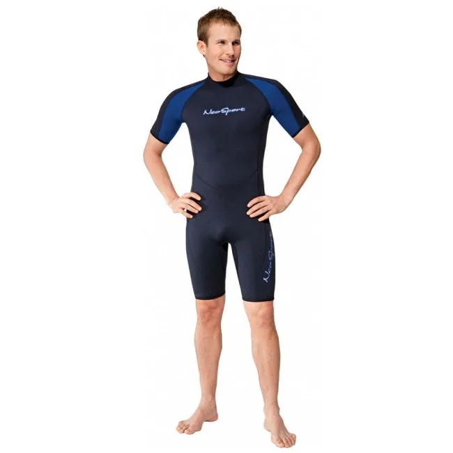 NeoSport 3mm Men's Neoprene Shorty Scuba Diving Wetsuit