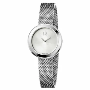 NEW Calvin Klein Firm PVD Ladies Watches - Silver K3N23126