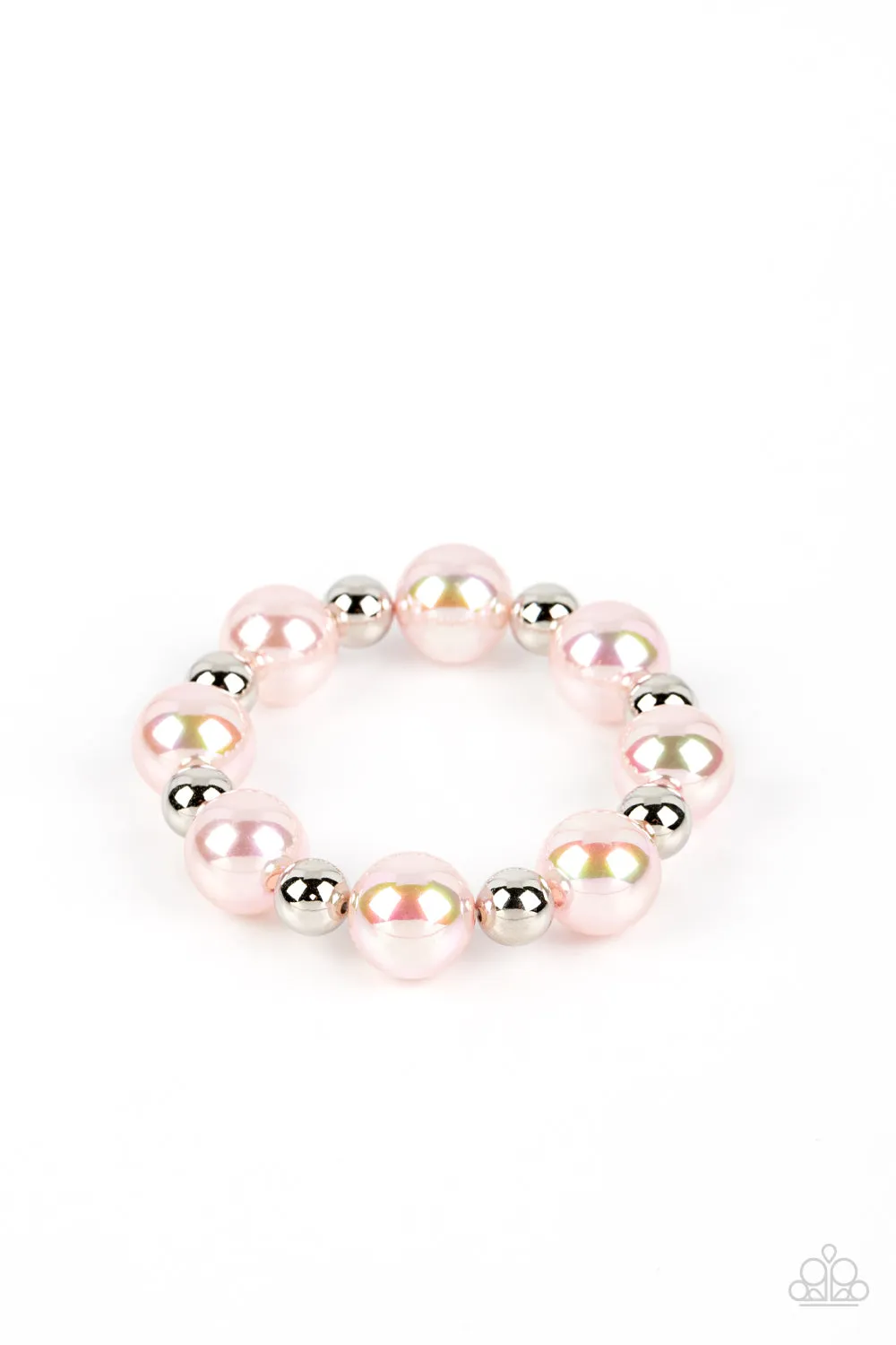 Paparazzi Dreamscape Escape Necklace Pink & A DREAMSCAPE Come True Bracelet Pink (Iridescent)