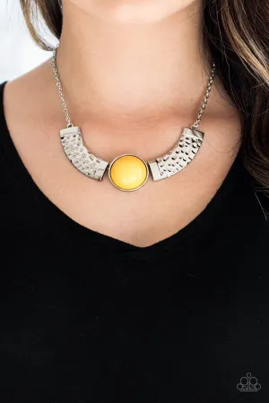 Paparazzi Egyptian Spell Necklace Yellow