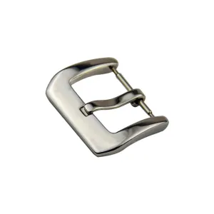 Polished stainless steel "Panerai style" buckle