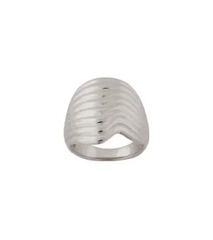 Ripples Ring Steel