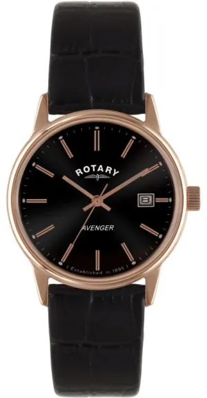 ROT Watch Avenger Rose Gold Plated Mens