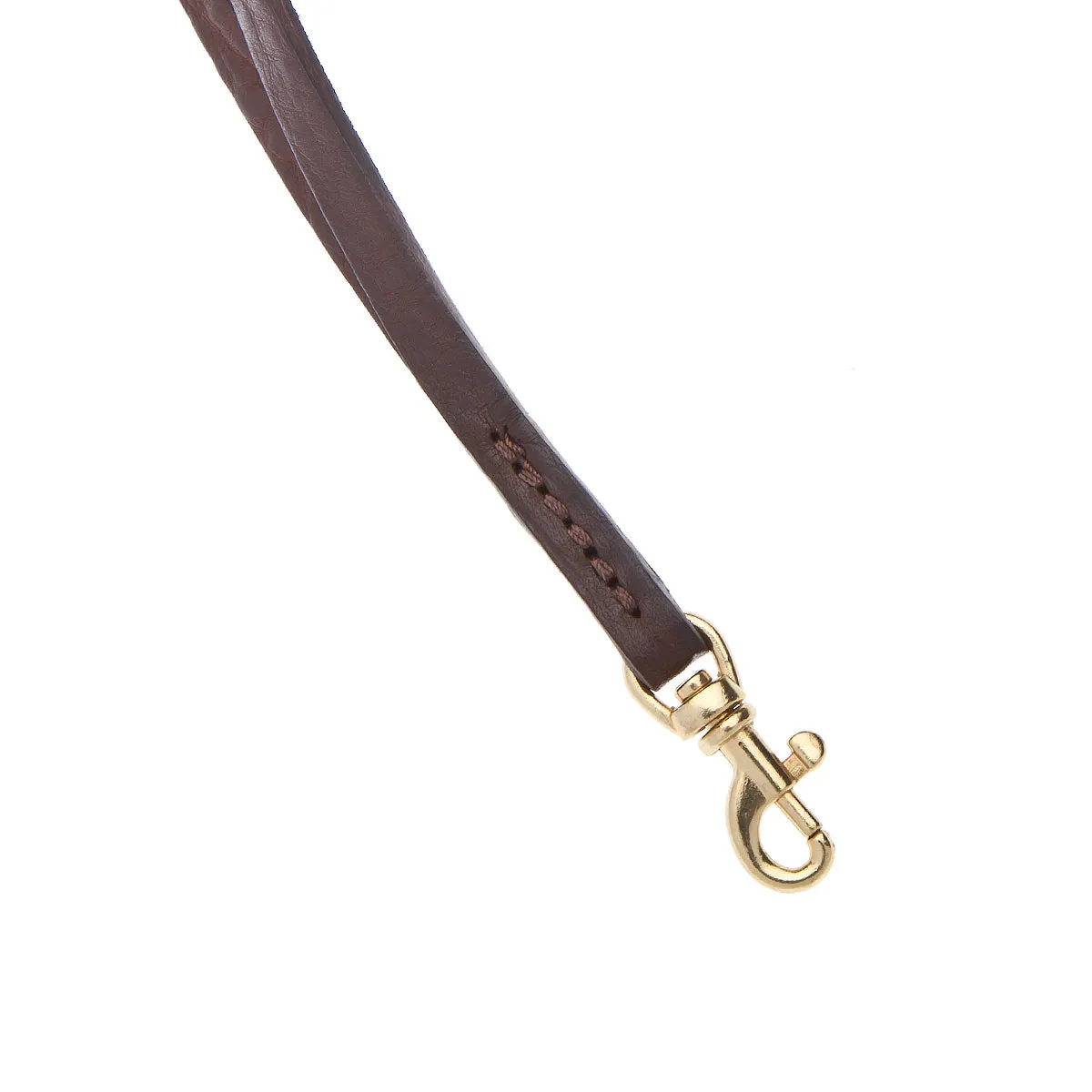 Soft Slimline Italian Leather Long Lanyard